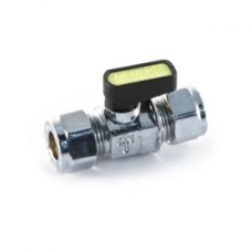 8mm x 8mm Mini Gas lever Ball Valve - 8mm Compression scCX-8-93A